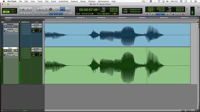 Pro Tools - Removing Mouth Clicks with the Pencil Tool смотреть онлайн