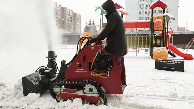 ❄️ Роторный снегоуборщик HELFFER в работе ❄️ смотреть онлайн