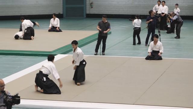 56-я Всеяпонская демонстрация айкидо (2018). Рюдзи Сиракава
