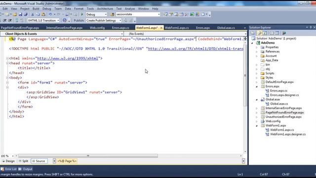 Custom errors in asp.net Part 71 смотреть онлайн