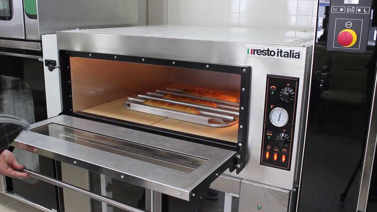 Печь подовая Resto Italia TR 4H с пароувлажнителем смотреть онлайн