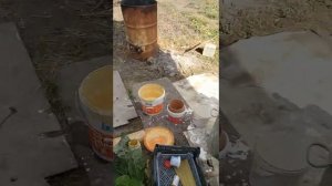 известковая цветная побелка стен , что бы не пачкалась часть 1