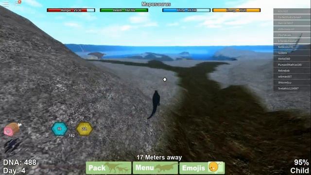 В мире динозавров (Dinosaur Simulator "Roblox") смотреть онлайн