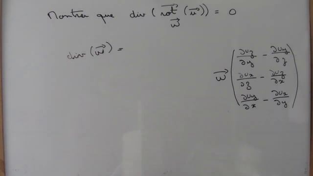 Comment montrer que div(rot(u)) = 0 смотреть онлайн