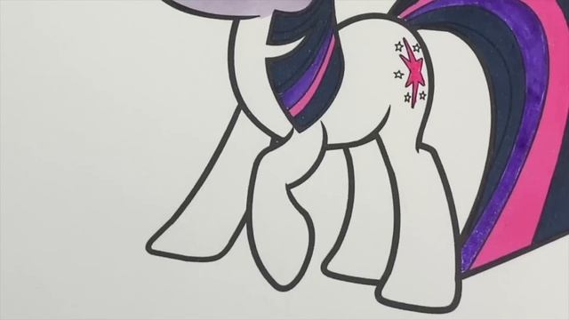 Coloring My Little Pony & Equestria Girls COMPILATION - Mewarnai Kuda Poni - MLP Coloring Book смотреть онлайн