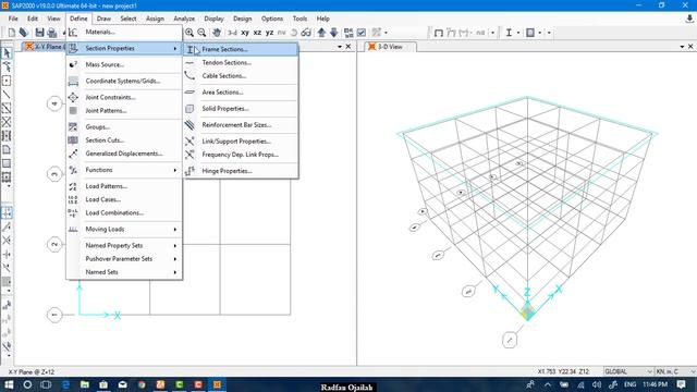 Design and Analysis of Sturctures in SAP2000; Defining materials and sections смотреть онлайн