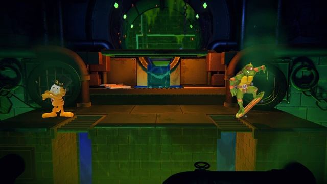 Nickelodeon All-Star Brawl Garfield Arcade Mode Gameplay смотреть онлайн