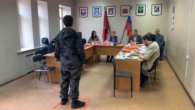 Глава МО провела первое заседание призывной комиссии смотреть онлайн
