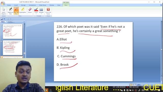 CUET PG English Mock Test on English Literature II PART-7 II CUET(PG) ENGLISH MOCK TEST II 1000 MCQ смотреть онлайн