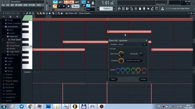 Как записывать ноты ровно? Квантизация в FL Studio 12 [FAQ FL Studio] смотреть онлайн