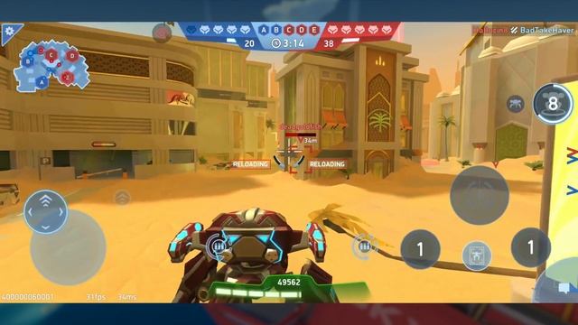 Arachnos with Dual Railgun 16s (Test Server) | Mech Arena: Robot Showdown смотреть онлайн