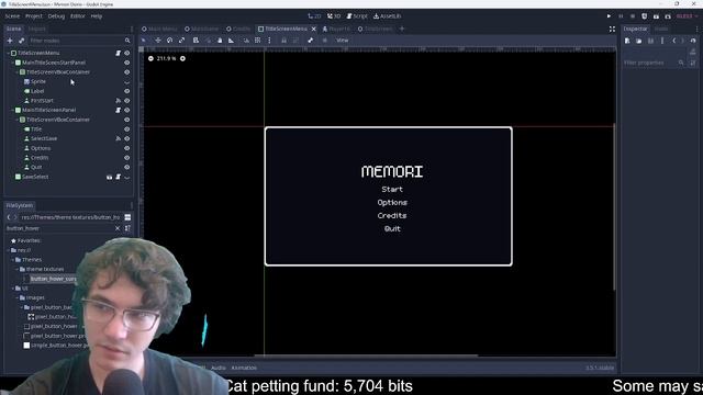 making a precision platformer in GODOT | UI and saving #127 смотреть онлайн