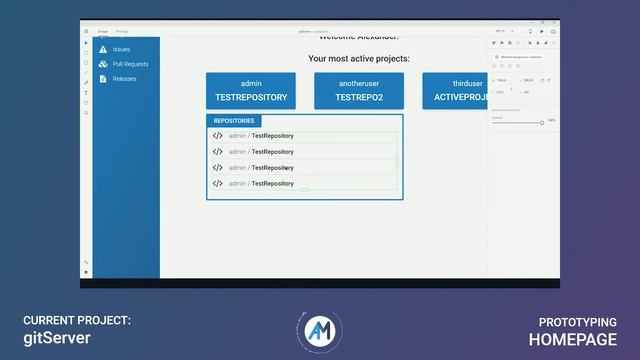 Prototyping - Git-Server - Homepage [#02] смотреть онлайн