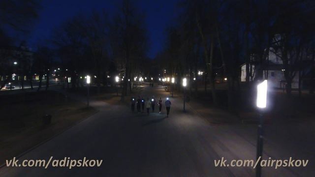 Ночной забег. Псков 2017. смотреть онлайн
