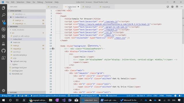 Getting Started with Microsoft Graph and JavaScript SDKs смотреть онлайн