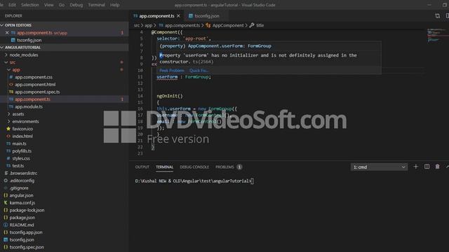 Property has no initializer and is not definitely assigned in the constructor смотреть онлайн