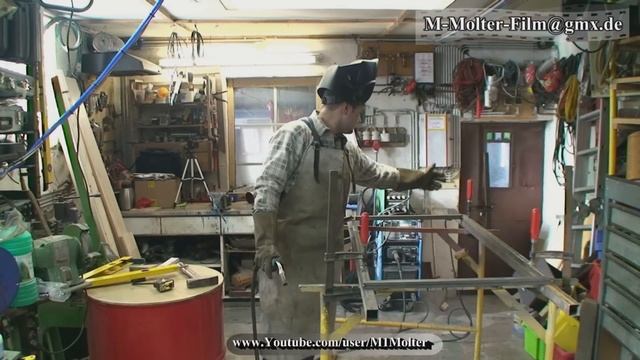 Einen Stahlrohrrahmen Rechtwinklig Verschweißen Von M1Molter