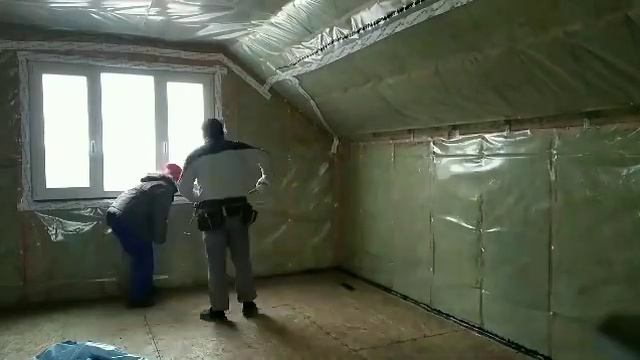 Пароизоляция второго этажа. смотреть онлайн