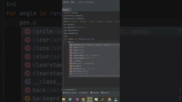 Python turtle flower shape #shortvideo #programming #pythonprogramming #subscribe #coding смотреть онлайн