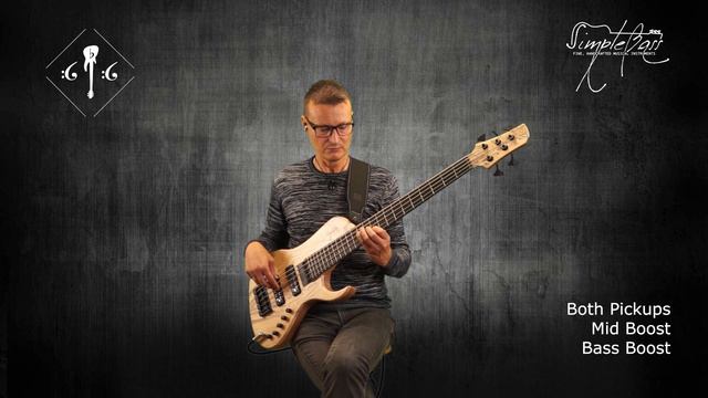 I Feel Good - SimpleBass EX5 sound test (Both Pickups) смотреть онлайн