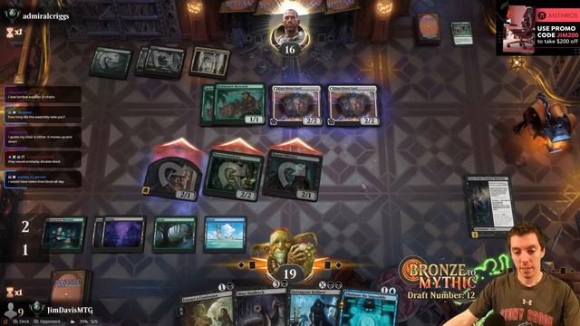 💿 Bronze To Mythic: Episode 12 - Starting Rank: Platinum 2 - (MTG Arena: Karlov Manor Draft) MKM смотреть онлайн