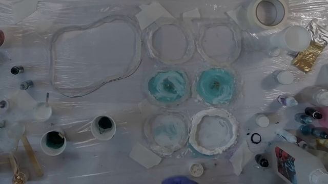 Подробный урок  поднос и подстаканники из эпоксидной смолы  #RESINART