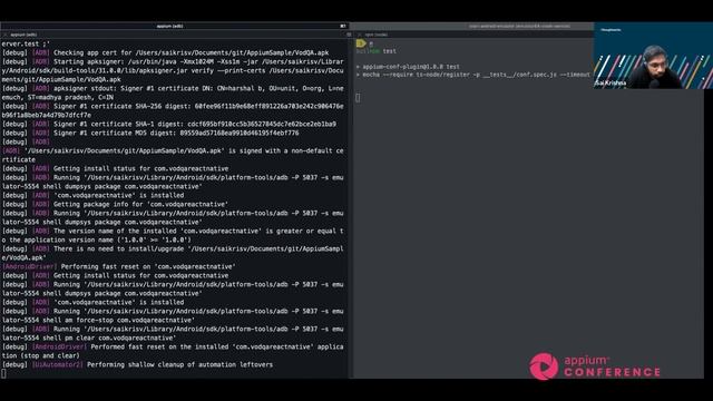 Build your own Appium plugin by Sai Krishna & Srinivasan Sekar #AppiumConf2021 смотреть онлайн