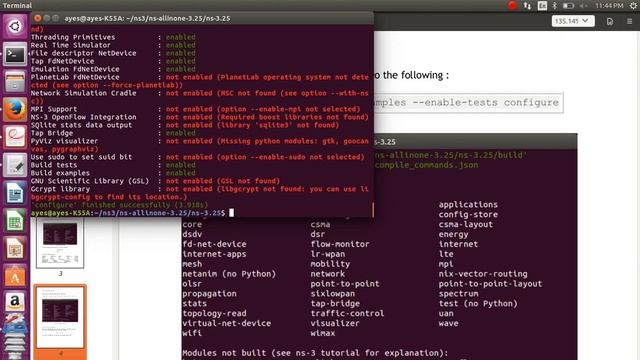 How to install ns-3.25 in ubuntu 16.04,14.04 смотреть онлайн