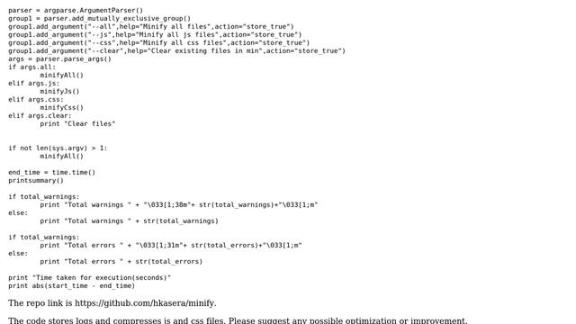 Code Review: Python code to minify JS and CSS on the fly смотреть онлайн