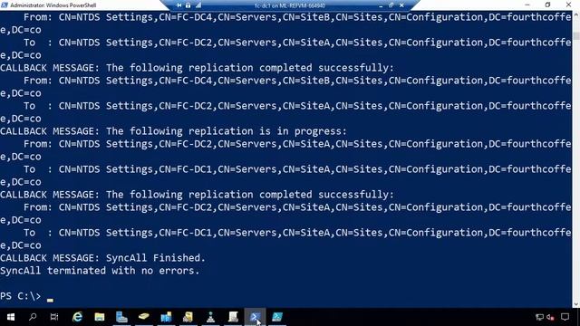 Force AD replication to all domain controllers смотреть онлайн
