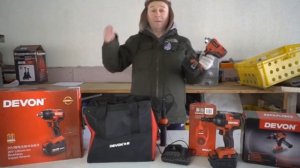 Дрель-шуруповёрт Devon. Профессиональная линейка инструментов от завода " Flex".