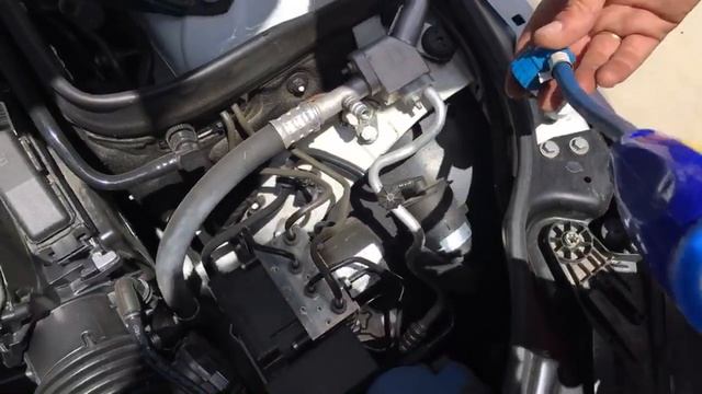 MERCEDES HOW TO REFILL A/C Air  Conditioner C200 C220 C250 C260 C280 C300 C350