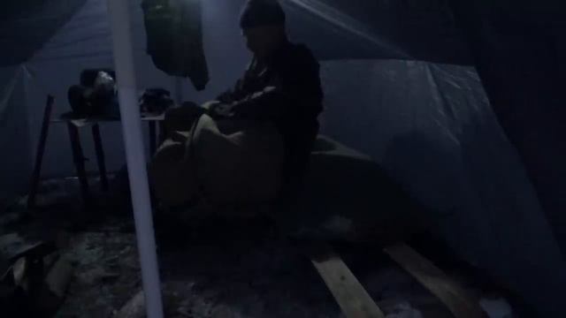 Зимний ПВД с ночёвкой (палатка+ печь) смотреть онлайн