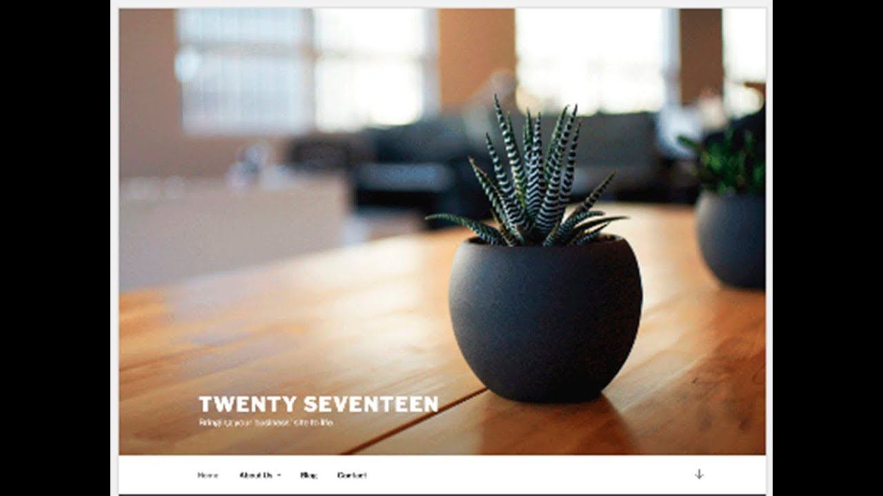 Тема Twenty Seventeen на Wordpress смотреть онлайн