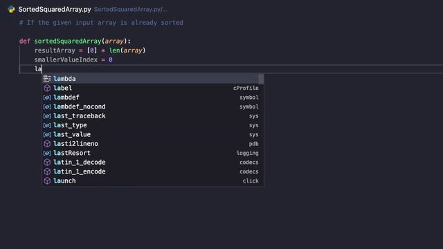 Square Of Sorted Array - Python - No Talking смотреть онлайн