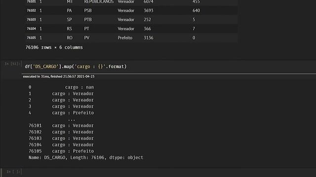 Python PANDAS - Como mapear valores na series смотреть онлайн