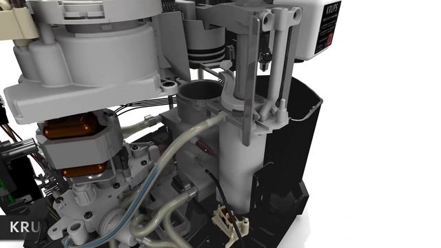 Технология работы автоматической кофемашины KRUPS BARISTA EA9010 смотреть онлайн
