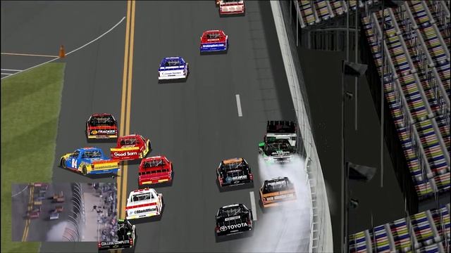 2012 Nextera Energy Resources 250 Joey Coulter Crash | NR2003 Reenactment смотреть онлайн