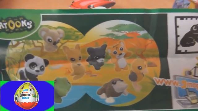 4 Киндер сюрприза Special Porsche Edition Kinder Surprise Eggs, Animation