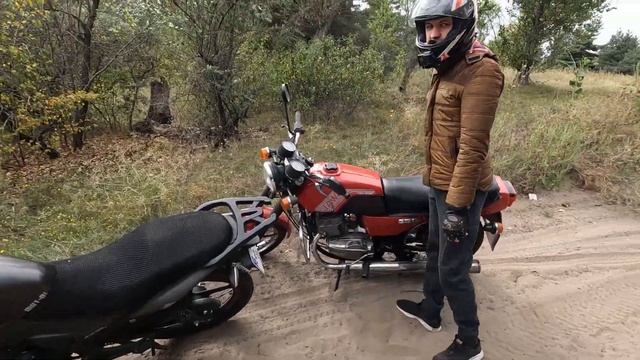 Лифан 150 2е и Ява 638 поездка в лес. Lifan 150 and Jawa 638 смотреть онлайн