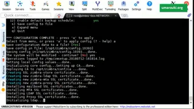 Zimbra Network Edition 8.7.11 Installation Steps смотреть онлайн