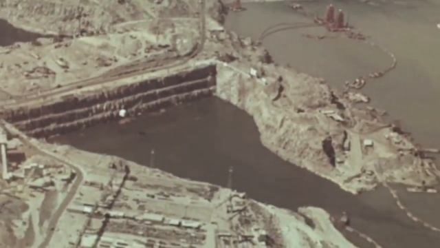 Хроника СССР, 1964, Никита Хрущев открывает Асуанскую ГЭС на Ниле, Египет смотреть онлайн