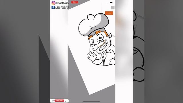 Adobe Illustrator Tutorial: Create a Vector Chef from Sketch (HD) #Lion product смотреть онлайн