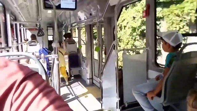 Трамвай 71 411 в Евпатории смотреть онлайн