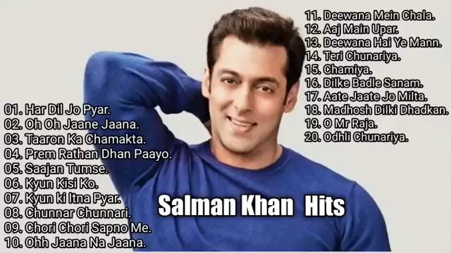 Salman Khan Hits - Best Of Salman Khan - Salman Khan Nonstop Songs @Tracksnation смотреть онлайн
