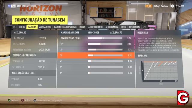TUNAGEM E SETUP DE CARRO NO FORZA HORIZON 2 смотреть онлайн