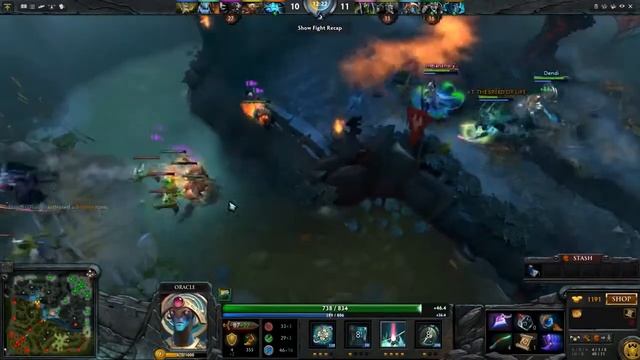 Dendi Oracle ULTRA KILL! #MMR смотреть онлайн