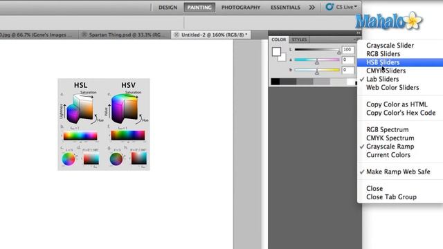 Learn Adobe Photoshop - Color Panel смотреть онлайн