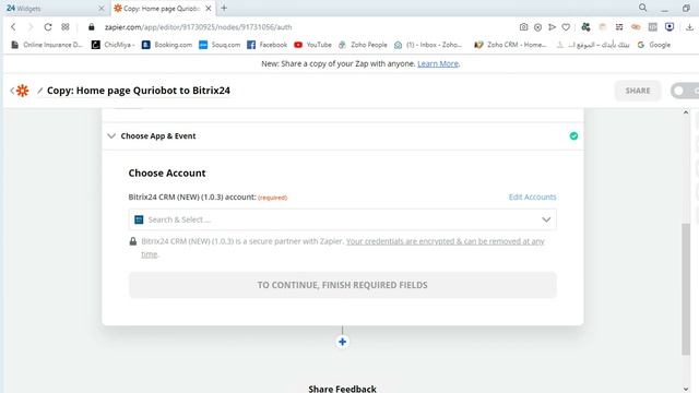 Bitrix24 Integration Zapier - How To Add Your Bitrix24 Account