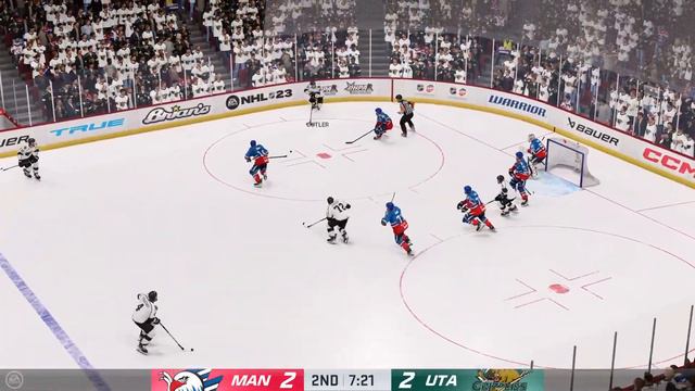 NHL 23 league Adler Mannheim Eagles VS Utah Grizzlies смотреть онлайн